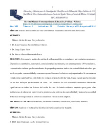 Articulos publicados UDG ART