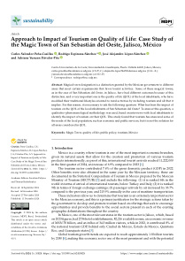 Approach To Impact Of Tourism On Quality Of Life