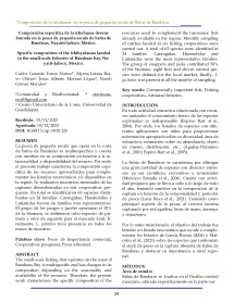 Composicion De La Ictiofauna