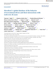 Ecology 2025 Giglio Diverreef A Global Database Of The Behavior Of Recreational Divers