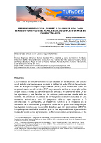 Emprendimiento Social Y Turismo