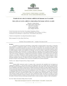 Estado Del Arte Sobre La Relacion Conflictiva Del Humano Con El Cocodrilo