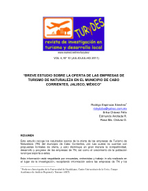 Estudio Sobre La Oferta De Las Empresas De