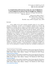 Participacion Social Para El Uso Turistico