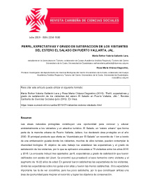 Perfil Expectativas Y Grado De Satisfaccion De Los Visitantes Del Estero El Salado
