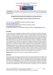 Prospectiva Del Turismo De Naturaleza En La Costa De Jalisco